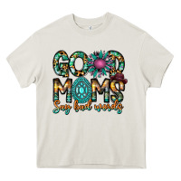 Cream Good Moms Say Bad Words Heavy Core Tee - CowhideDigitalArt