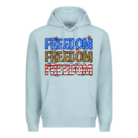 Blue Mist Freedom freedom freedom Premium Hoodie - Neo Western