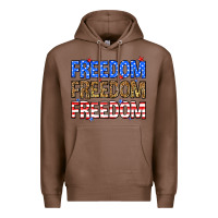 Chestnut Freedom freedom freedom Premium Hoodie - Neo Western