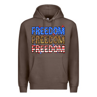 Coffee Freedom freedom freedom Premium Hoodie - Neo Western