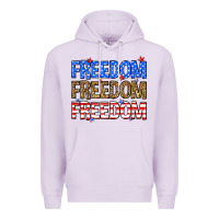 Lilac Freedom freedom freedom Premium Hoodie - Neo Western