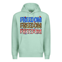 Seafoam Freedom freedom freedom Premium Hoodie - Neo Western