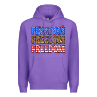 Purple Freedom freedom freedom Premium Hoodie - Neo Western