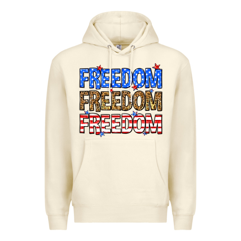 Freedom Freedom Freedom Premium Hoodie by Neo Western | Teevron