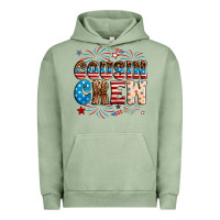 Pigment Oil Green Cousin crew Urban Hoodie - Neo Western