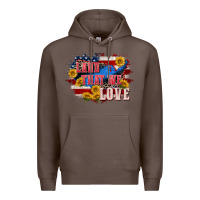 Coffee Land that we love 4th of july Premium Hoodie - CowGirlArtShop