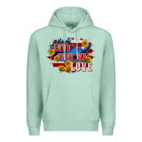 Seafoam Land that we love 4th of july Premium Hoodie - CowGirlArtShop