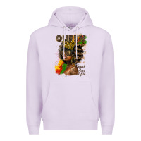 Lilac afro queen juneteenth Premium Hoodie - HRA Design Shop
