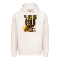 Pale Pink afro queen juneteenth Premium Hoodie - HRA Design Shop