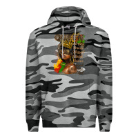 Slate Camo afro queen juneteenth Premium Hoodie - HRA Design Shop