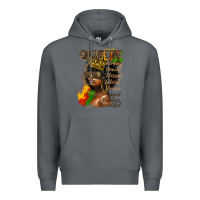 Rock afro queen juneteenth Premium Hoodie - HRA Design Shop