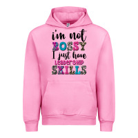 Fuchsia Pink ı'm not bossy ı just have leadership skills Urban Hoodie - FaDigitalArtStudio
