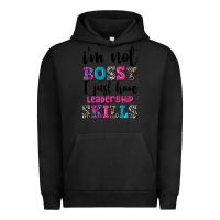 Pigment Black ı'm not bossy ı just have leadership skills Urban Hoodie - FaDigitalArtStudio