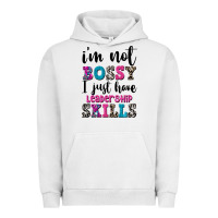 Pigment Lunar Rock ı'm not bossy ı just have leadership skills Urban Hoodie - FaDigitalArtStudio