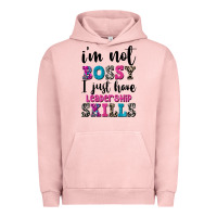 Pigment Salmon ı'm not bossy ı just have leadership skills Urban Hoodie - FaDigitalArtStudio