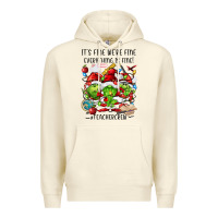 Sandshell it's fine we're fine everythıng is fine! Premium Hoodie - FaDigitalArtStudio