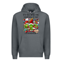 Rock it's fine we're fine everythıng is fine! Premium Hoodie - FaDigitalArtStudio
