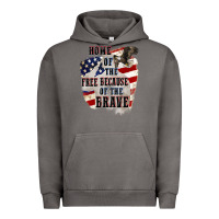 Pigment Tornado Home of the free because of the brave 4th of july Urban Hoodie - CowGirlArtShop