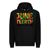 Black juneteenth free ish since 1865 Premium Hoodie - HRA Design Shop