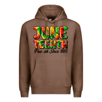 Chestnut juneteenth free ish since 1865 Premium Hoodie - HRA Design Shop