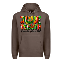 Coffee juneteenth free ish since 1865 Premium Hoodie - HRA Design Shop