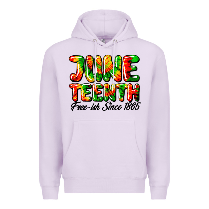 Juneteenth Free Ish Since 1865 Premium Hoodie by HRA Design Shop | Teevron