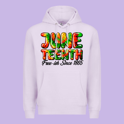Juneteenth Free Ish Since 1865 Premium Hoodie Designed By Hra Design Shop