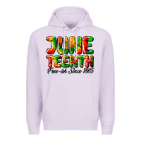Lilac juneteenth free ish since 1865 Premium Hoodie - HRA Design Shop