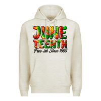 Oatmeal Heather juneteenth free ish since 1865 Premium Hoodie - HRA Design Shop