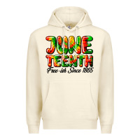 Sandshell juneteenth free ish since 1865 Premium Hoodie - HRA Design Shop