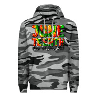 Slate Camo juneteenth free ish since 1865 Premium Hoodie - HRA Design Shop