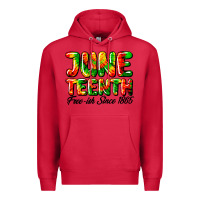 Cardinal juneteenth free ish since 1865 Premium Hoodie - HRA Design Shop