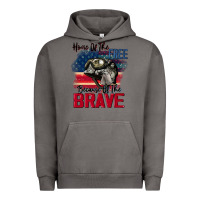 Pigment Tornado Home of the free because of the brave 4th of july Urban Hoodie - CowGirlArtShop