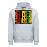 Heather Grey black lives matter tumbler Urban Hoodie - HRA Design Shop