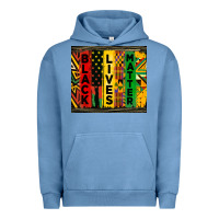 Pigment Pebble Blue black lives matter tumbler Urban Hoodie - HRA Design Shop