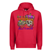 Cardinal king cake calories don't count skull Premium Hoodie - FaDigitalArtStudio