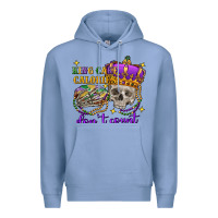 Colony Blue king cake calories don't count skull Premium Hoodie - FaDigitalArtStudio