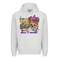 Dove Grey king cake calories don't count skull Premium Hoodie - FaDigitalArtStudio