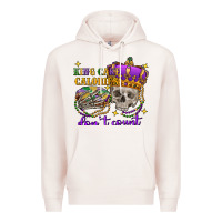Pale Pink king cake calories don't count skull Premium Hoodie - FaDigitalArtStudio