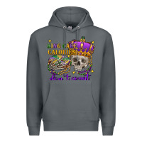 Rock king cake calories don't count skull Premium Hoodie - FaDigitalArtStudio
