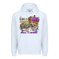 White king cake calories don't count skull Premium Hoodie - FaDigitalArtStudio