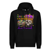 Black king cake calories don't count skull Premium Hoodie - FaDigitalArtStudio