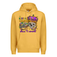 Mustard king cake calories don't count skull Premium Hoodie - FaDigitalArtStudio