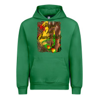 Emerald steppin'  into juneteenth Urban Hoodie - HRA Design Shop