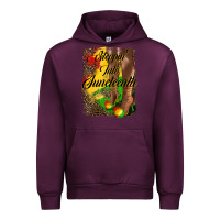 Mauve Wine steppin'  into juneteenth Urban Hoodie - HRA Design Shop