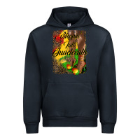 Navy steppin'  into juneteenth Urban Hoodie - HRA Design Shop