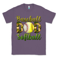 Lavender Baseball Dad Softball Classic Tee - BundleAndBundleShop