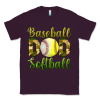 Plum Baseball Dad Softball Classic Tee - BundleAndBundleShop