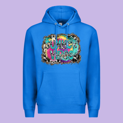 Summer Vibes Premium Hoodie Designed By Sublimationcraftshop