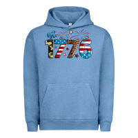 Pigment Pebble Blue Est. 1776 Urban Hoodie - Neo Western